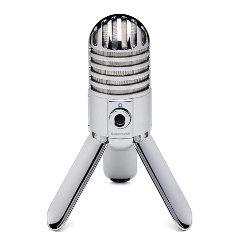 Samson Meteor Mic USB Condenser Podcasting Podcast Recording Desktop Microphone