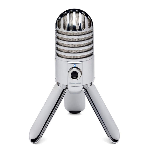 Samson Meteor Mic USB Condenser Podcasting Podcast Recording Desktop Microphone