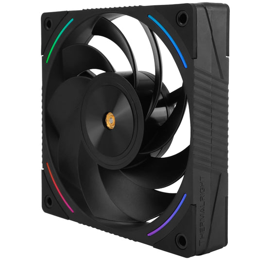 Thermalright TL-K12R CPU Case Fan, 120mm Black PC PWM Fan, 4PIN PWM Reverse Outlet, High-Performance Computer Cooler, Liquid Cooler and CPU Air Cooler