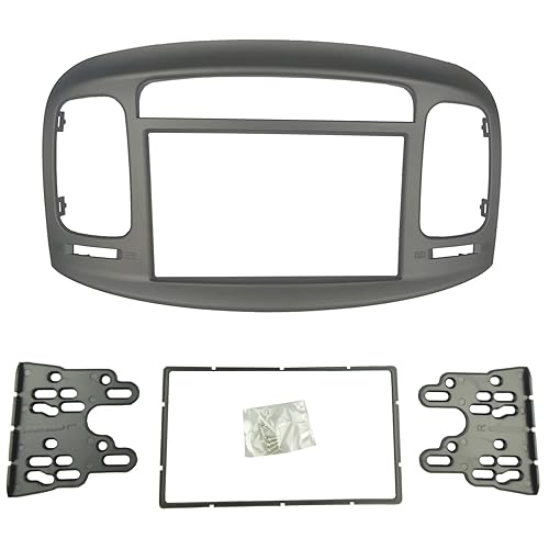 DKMUS Double Din Radio Dash Installation Mount Trim Kit Compatible with Hyundai Accent 2009-2012 Stereo Bezel
