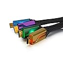 PDP Afterglow PL-9025GOPBEU Quadruple HDMI Cable 1.8 m Multi-Coloured