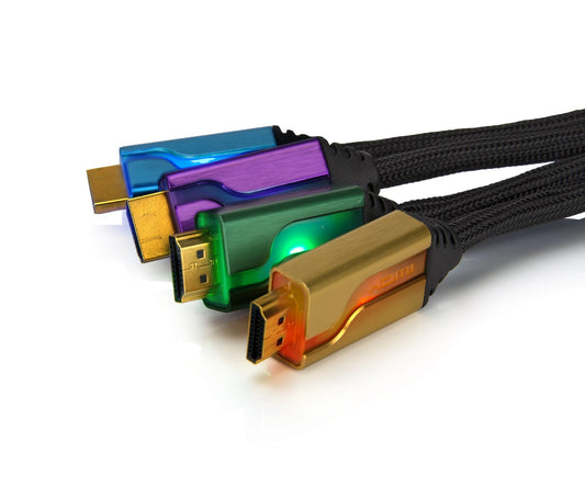 PDP Afterglow PL-9025GOPBEU Quadruple HDMI Cable 1.8 m Multi-Coloured
