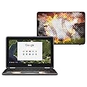 MightySkins Carbon Fiber Skin for Dell Chromebook 11" 3180 - Fastball | Protective, Durable Textured Carbon Fiber Finish | Easy to Apply, Remove…