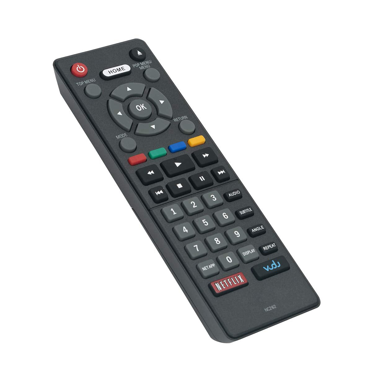 NC262 Replace Remote Control Work with Magnavox Blu-ray Disc DVD Player MBP5320 MBP5320F MBP5320/F7G