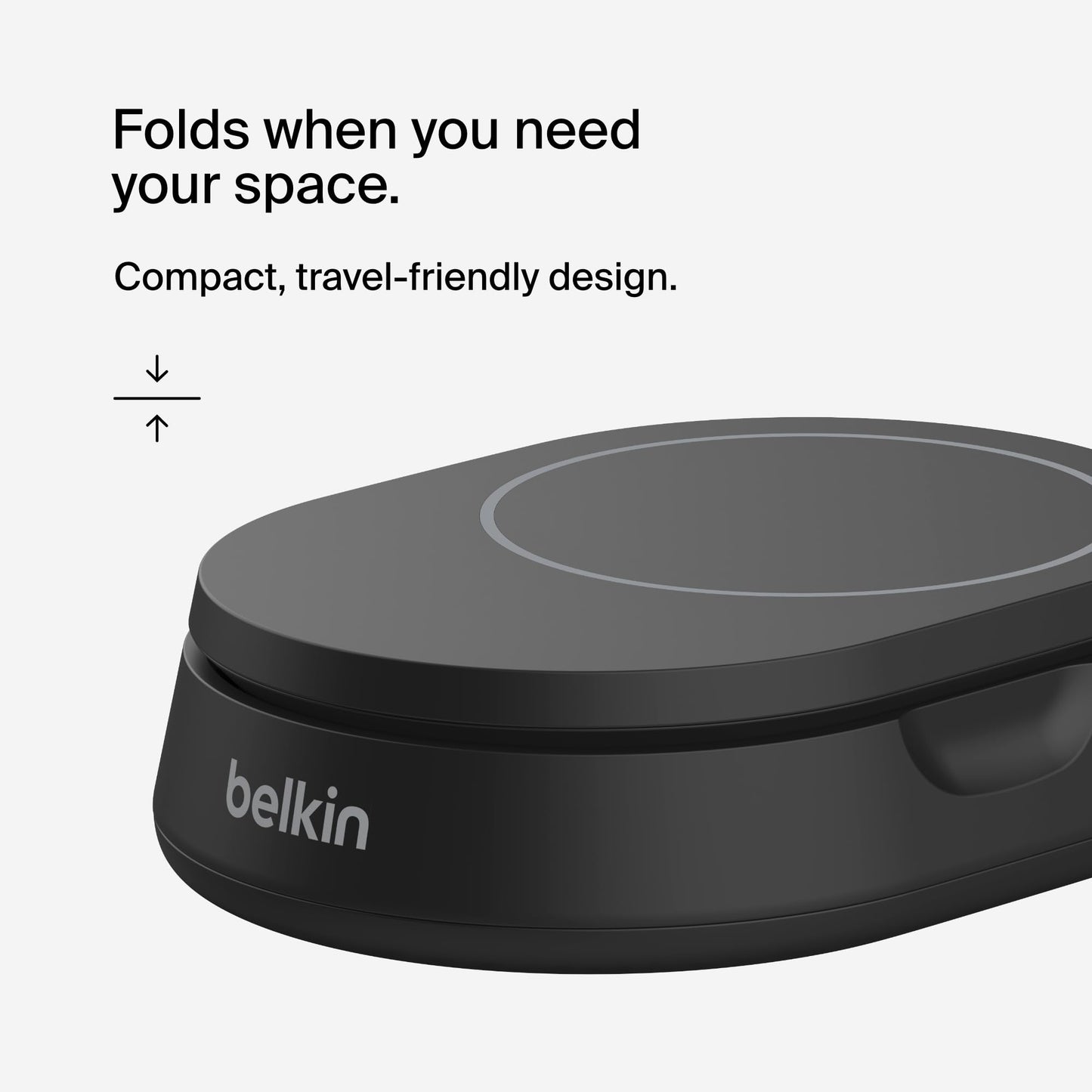Belkin Convertible Magnetic Charging Stand 15W - MagSafe-Compatible Qi2-Certified Wireless Charging Station, iPhone Charger for Apple iPhone 16