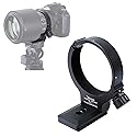 iShoot Improved Lens Collar Tripod Mount Ring for Nikon RT-1 Nikkor AF-S 300mm F/4E PF ED VR & AF-S 70-200mm F/4G ED VR, Bottom Quick Release Plate