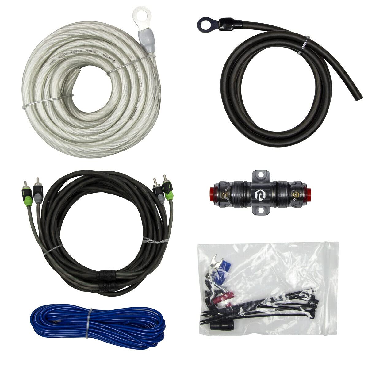 RAPTOR BY METRA ELECTRONICS PRO SERIES 600W 8 AWG AMP KIT WITH RCA CABLE - R5A8