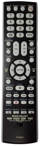 Replacement Toshiba TV Remote Control CT-90302 CT90302 subs CT-90275 CT90275