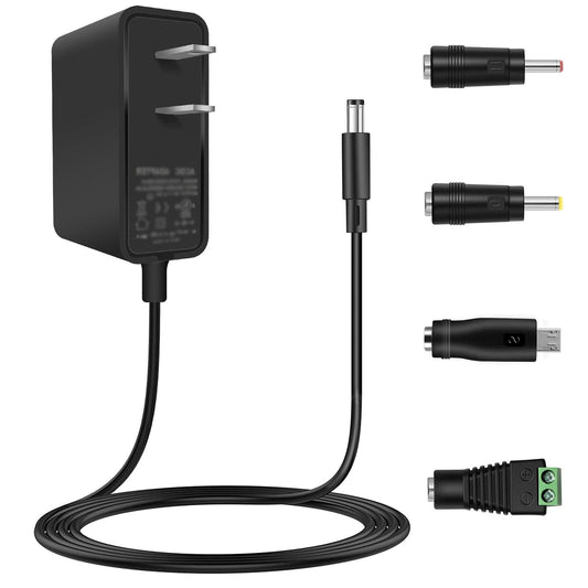 TTODDE UL DC 6V 2A Power Supply Adapter 6Volt Power Adapter Charger DC in 6V Power Cord 100mA 300mA 400mA 500mA 600mA 700mA 800mA 900mA 1000mA 1500mA…