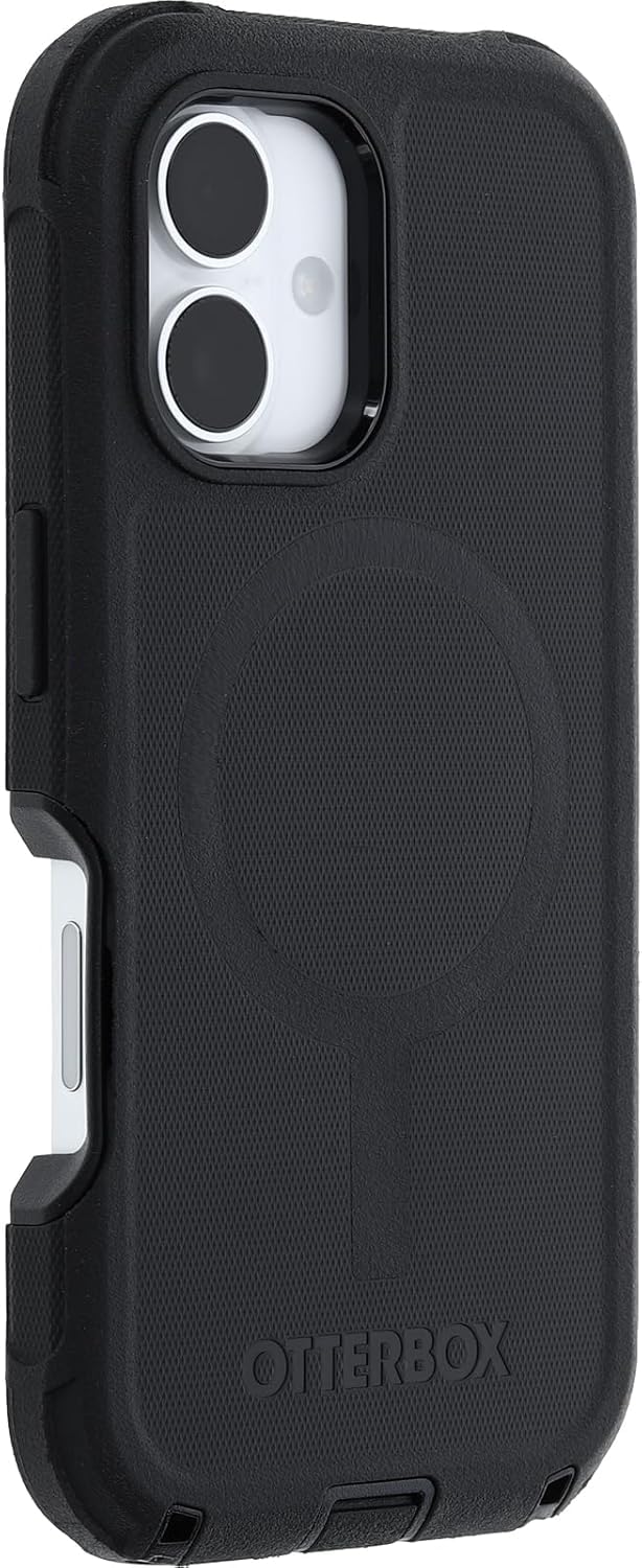 OtterBox iPhone 16 Plus Phone Case Defender Series Military-Grade Drop Protection, MagSafe, Shockproof Protective Phone Cover, Slim Fit with Raised
