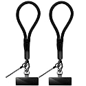 Yudaky Phone Lanyard, 2 Pack Adjustable Cell Phone Lanyard Hand Phone Wrist Strap with Tether Tabs for Smartphones (Black)