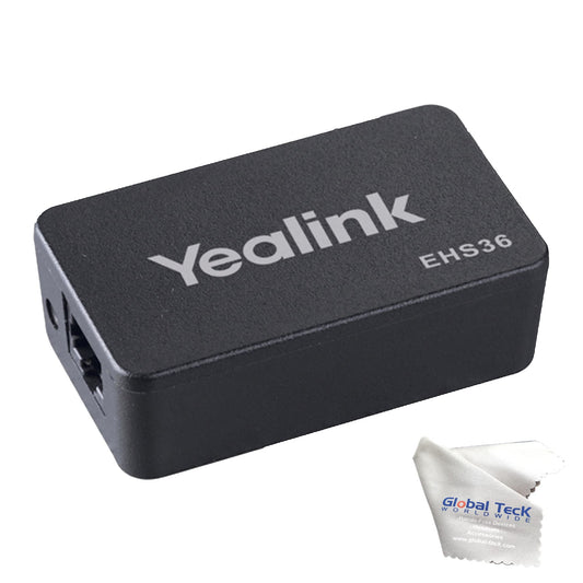 Global Teck Bundle Yealink EHS36 Wireless Headset Adapter for Yealink IP Phones T48S, T48G, T46S, T46G, T42S, T42G, T41S, T41P, T40G, T40P, T29G
