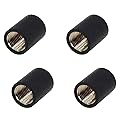 Alphacool HF G1/4" Female to Female Extender Fitting, 22mm, Deep Black, 4-pack