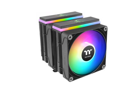 Thermaltake ASTRIA 600 ARGB CPU Cooler, Compatible with Latest Intel LGA 1851/1700 and AMD AM5 CPU, Dual Tower, 265W TDP Cooling Power