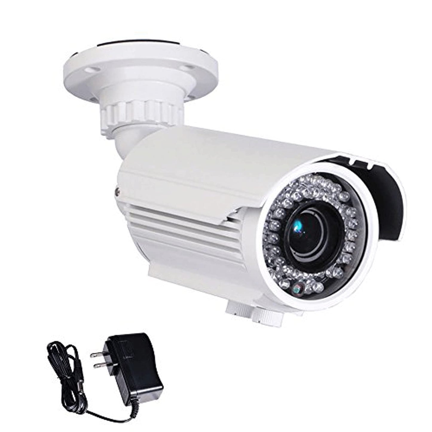 VideoSecu Day Night Outdoor 690TVL Infrared Sony CCD OSD Security Camera Zoom Lens for CCTV DVR Home Surveillance System, Including Power Supply