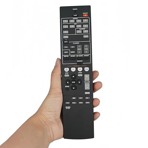 RAV463 ZA11350 Replacement Remote Control for Yamaha AV Receiver RX-V373 RX-V375 HTR-3066