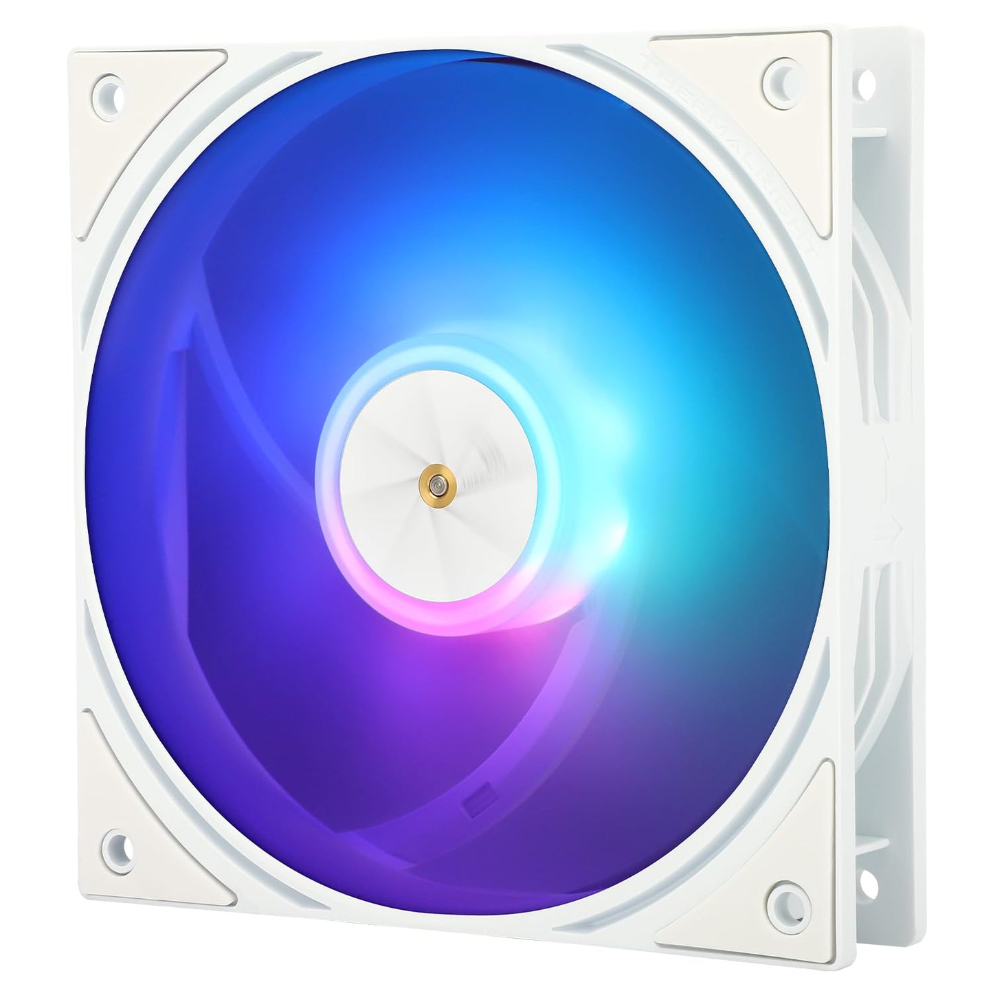 Thermalright TL-P12W-S CPU Case Fan,White ARGB Computer Fan PWM PC, 12cm Specifications Silent Cooler, 1500RPM Speed