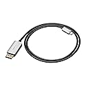 Amazon Basics Aluminum USB-C to DisplayPort Cable - 3-foot
