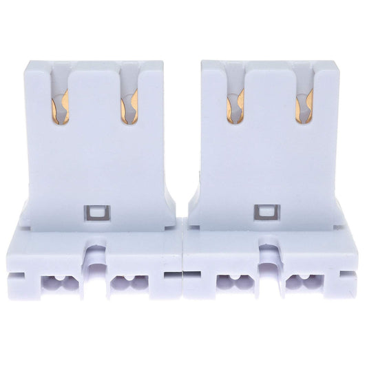 E-outstanding Fluorescent T-8 T-12 Medium Bi-Pin Socket 2PCS U-Shaped T8 T12 Fluorescent Lamp Holder Light Socket