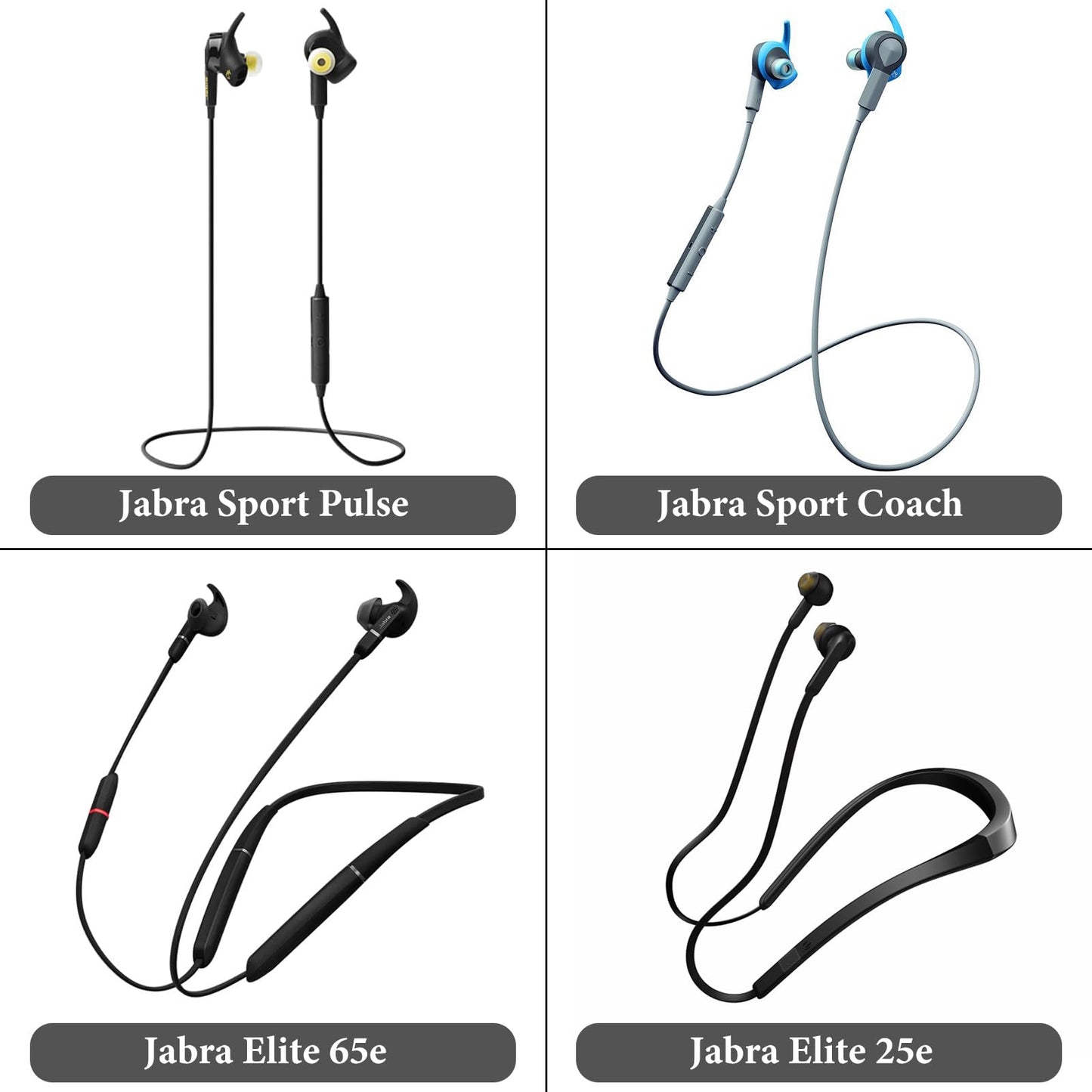 GEEKRIA USB Sport Earphones Short Charger Cable Compatible with Jabra Sport Pulse, Elite 65e, Halo Fusion, Halo Smart Charger, USB to Micro-USB…