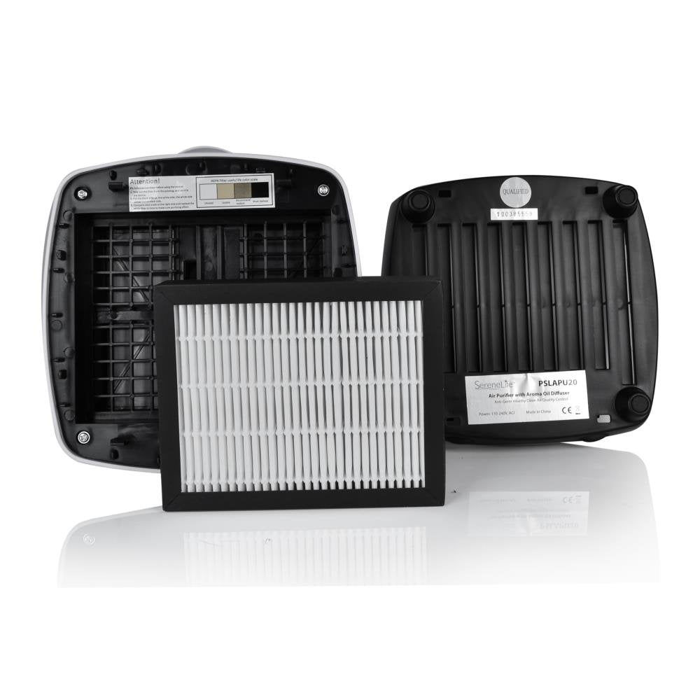 SereneLife Updated Premium Air Purifier Hepa Filter, Hepa Air Purifier, Air Cleaner Purifier, Removes Dust, Aroma Diffuser Oil Tray, Ventilation Fan