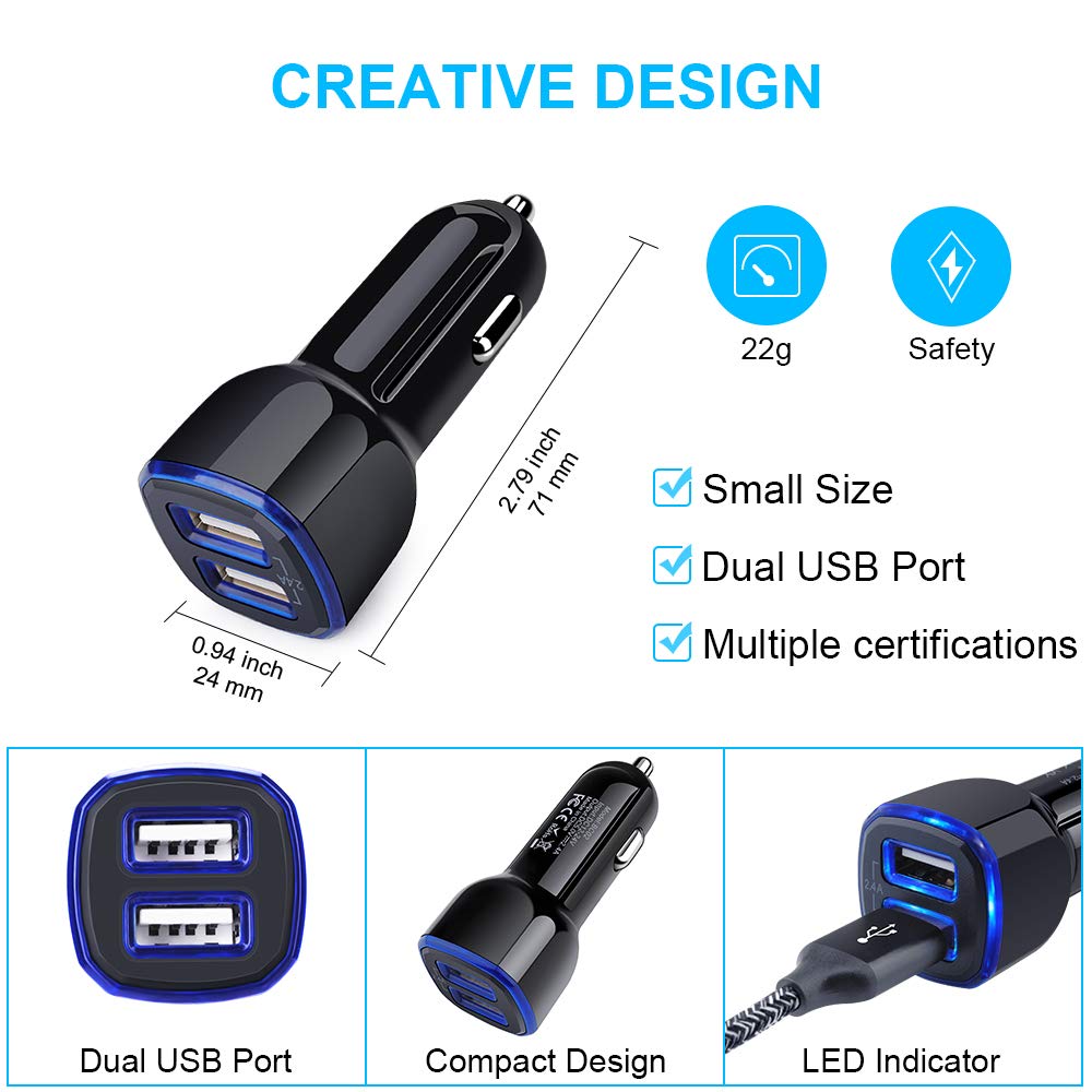 Type C Charger for LG G8 G9 G7 V60 V50 V40 V35 V30 ThinQ Stylo 6 5 4, Samsung Galaxy S25 S24 S23 S22 S21 S20 Ultra A16 5G A15 A14 A35 A55 A54