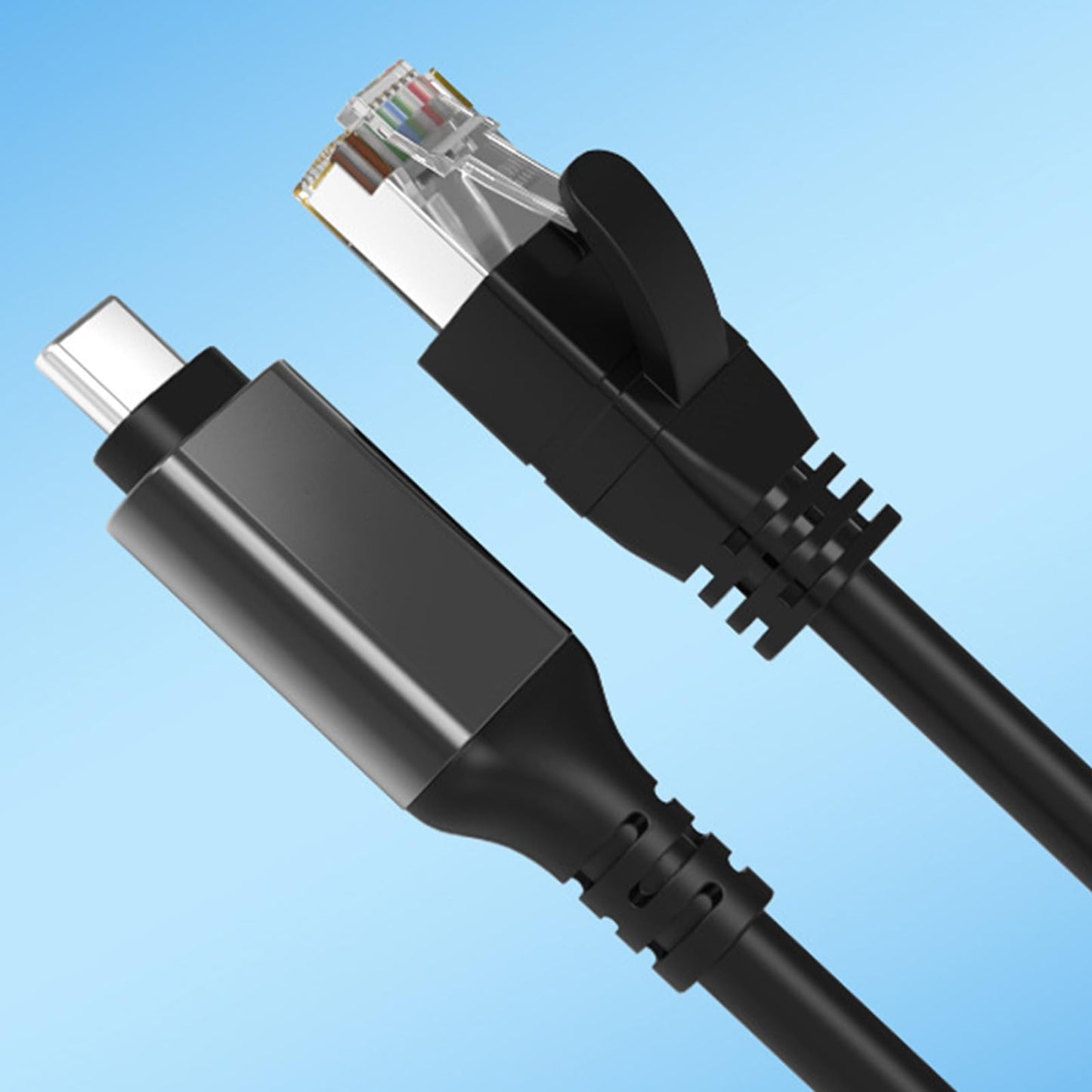 AOOOWER USB Type C to RJ45 Gigabit Ethernet Cable, High Compatibility not Extender Need for Smooth Internet Access