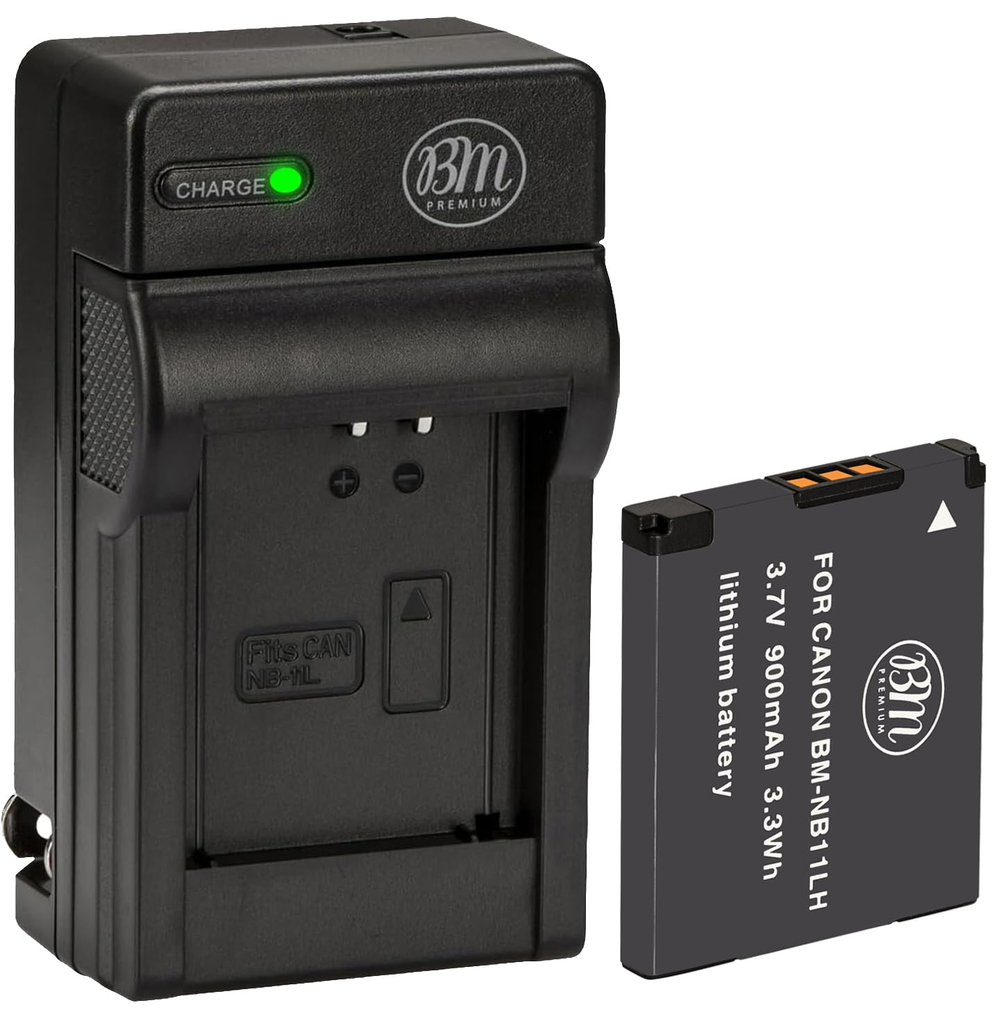 BM NB-11LH Battery and Charger for Canon Elph 110 Elph 130 Elph 140 Elph 150 Elph 160 Elph 170 Elph 180 Elph 190 Elph 320 Elph 340 Elph 350 Elph 360