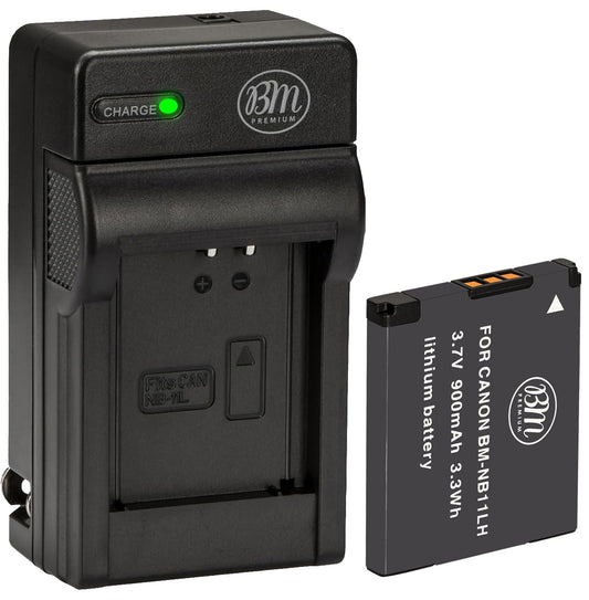 BM NB-11LH Battery and Charger for Canon Elph 110 Elph 130 Elph 140 Elph 150 Elph 160 Elph 170 Elph 180 Elph 190 Elph 320 Elph 340 Elph 350 Elph 360
