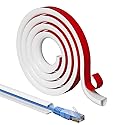 39”Cord Hider for Wall Mounted TV,Adhesive One-Cord Cable Hider for Wall,Cord Covers Raceway Kit for Wires Hider Along Wall,Flexible Silicone Cable