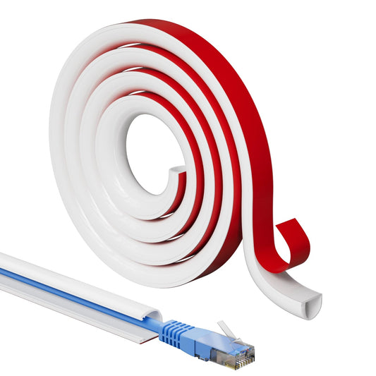 39”Cord Hider for Wall Mounted TV,Adhesive One-Cord Cable Hider for Wall,Cord Covers Raceway Kit for Wires Hider Along Wall,Flexible Silicone Cable