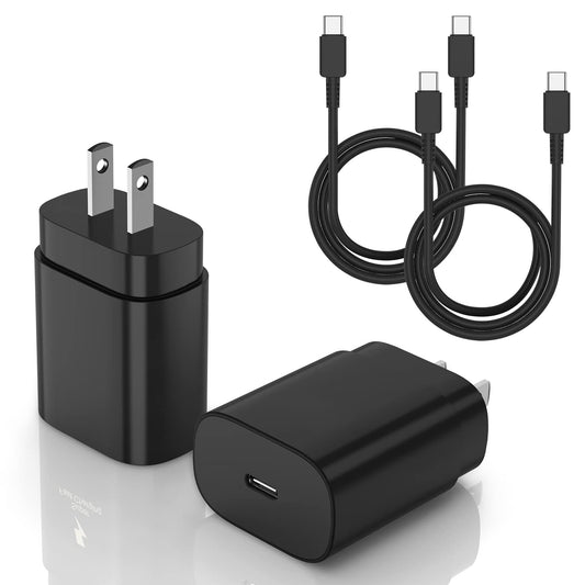 for Samsung Galaxy Super Fast Charging Cord Type C Charger, 25w Android Phone Charger Block &10ft USBC to USB-C Cable for Galaxy S26 S25 S24 S23 S22