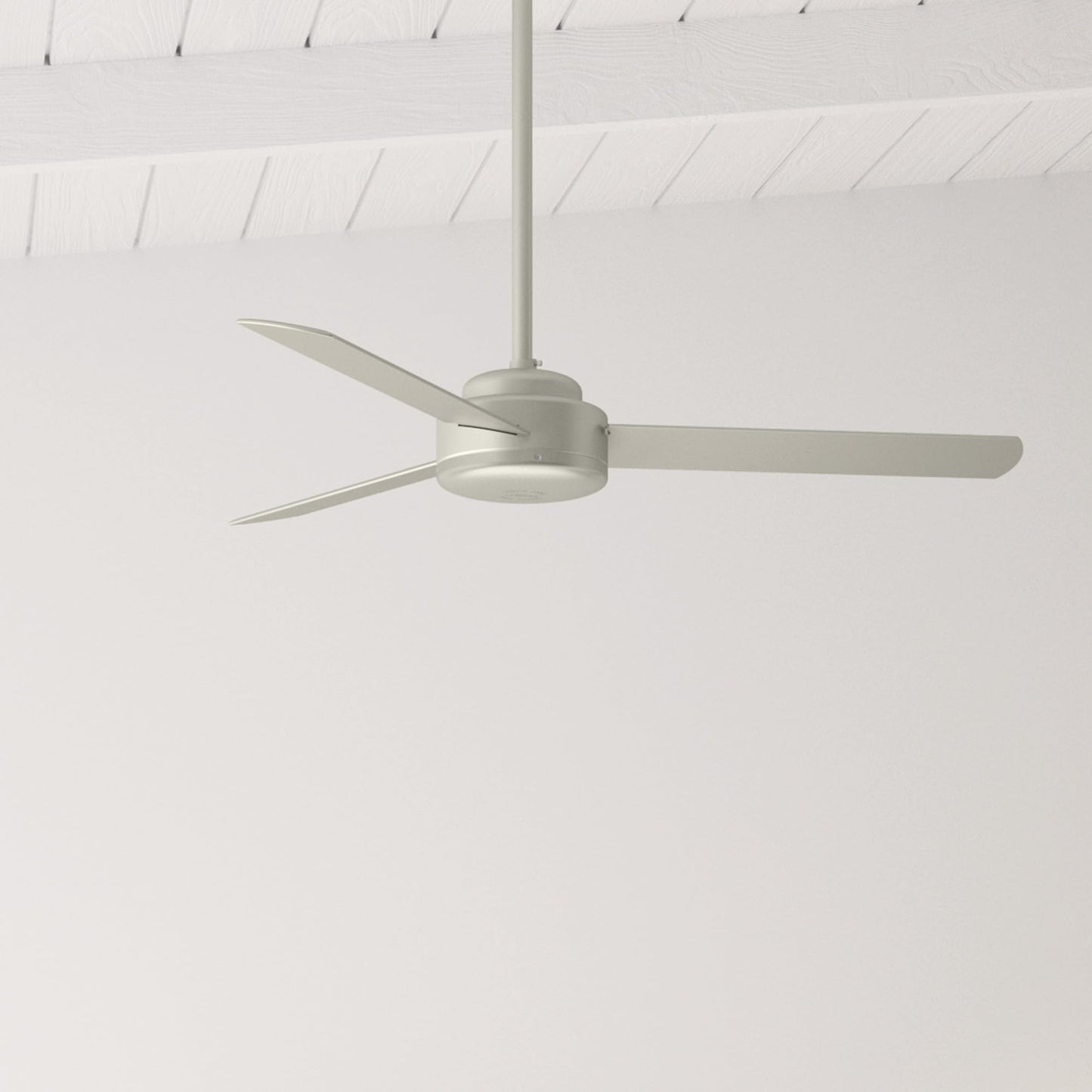 Hunter Fan 52 inch Casual Matte Nickel Indoor Ceiling Fan with 3 Blades, Holiday Gift for Bedroom, Living Room/Family Room, Dining Room, Kitchen