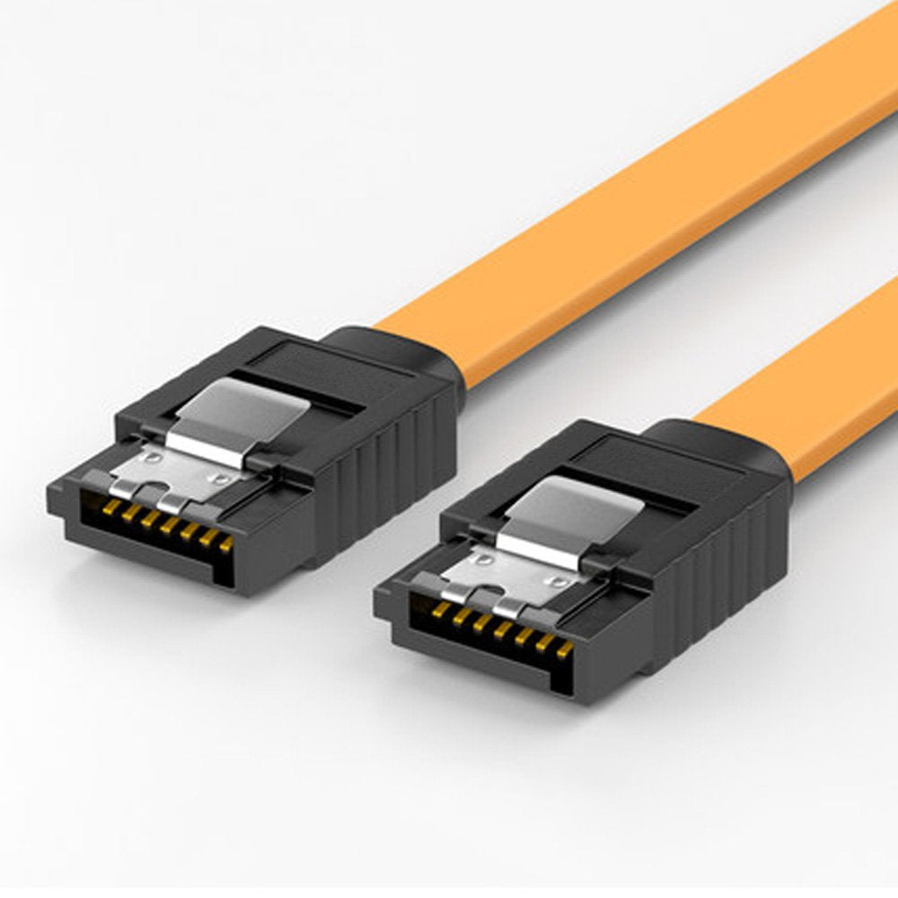 COCOMK SATA Cables III, SSD Data Cable 6.0 Gbps and SATA Power Splitter Cable 4 Pin to Dual 15 Pin Hard Drive Connection Cables Compatible with SATA