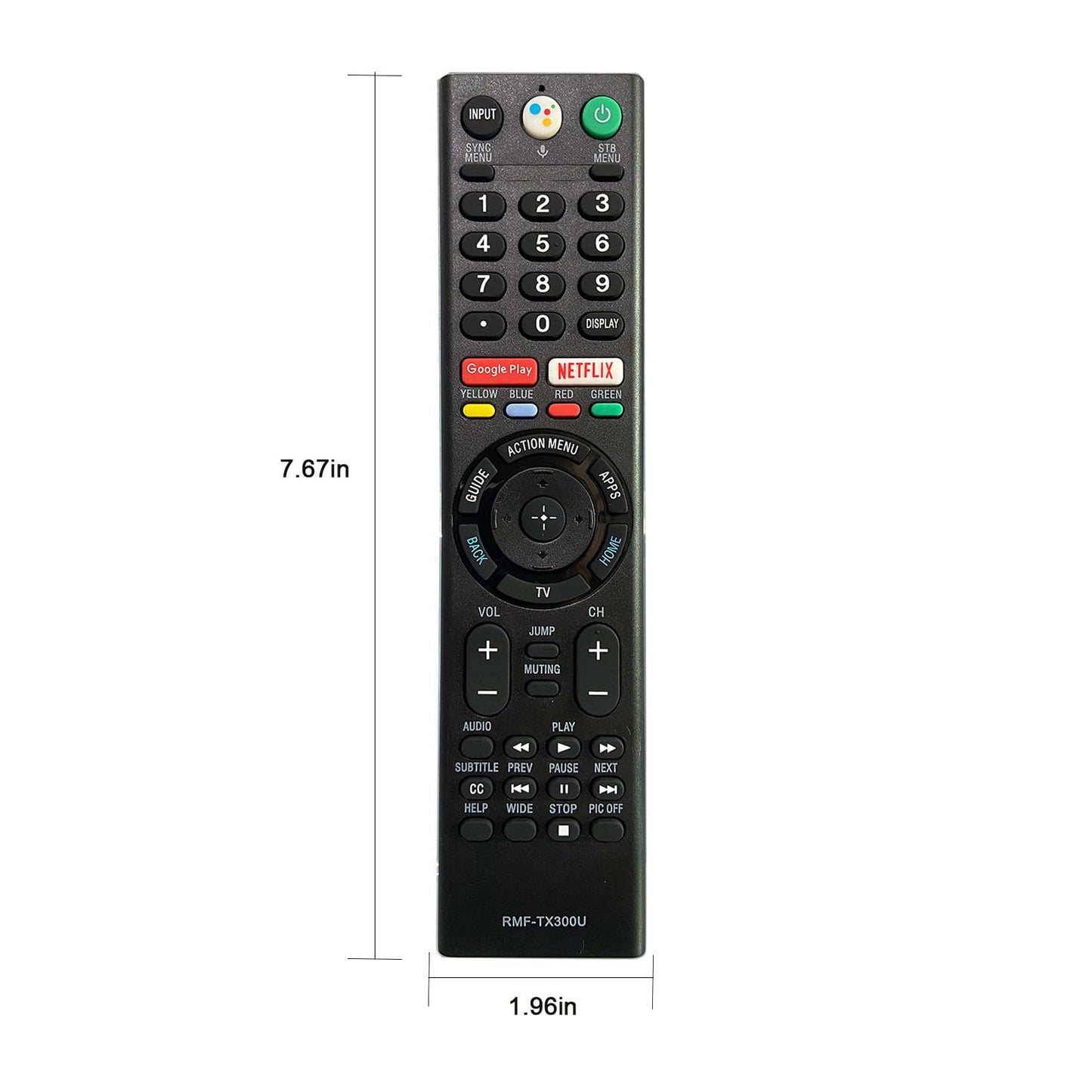RMF-TX300U RMF-TX310U 2 IN1 Replacement Voice Remote Compatible with Sony TV XBR49X800E XBR55X800E XBR65X850E XBR75X850E XBR43X800D XBR65X930D