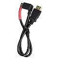 ALZO Short Cable Red for DSLR Cameras. Compatible with HDMI