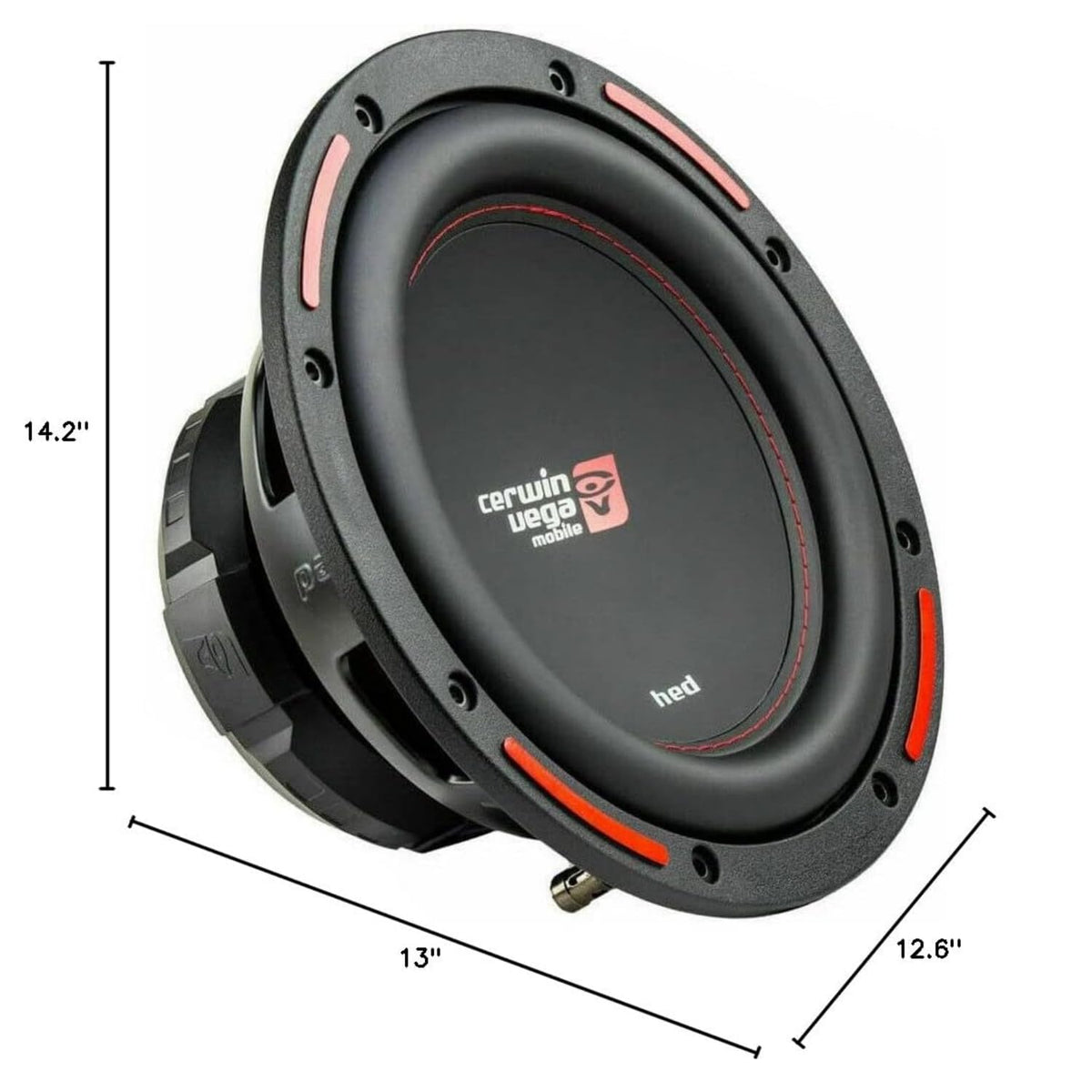 Cerwin-Vega 10" Single 4-Ohm Subwoofer 1000W Max H7104S