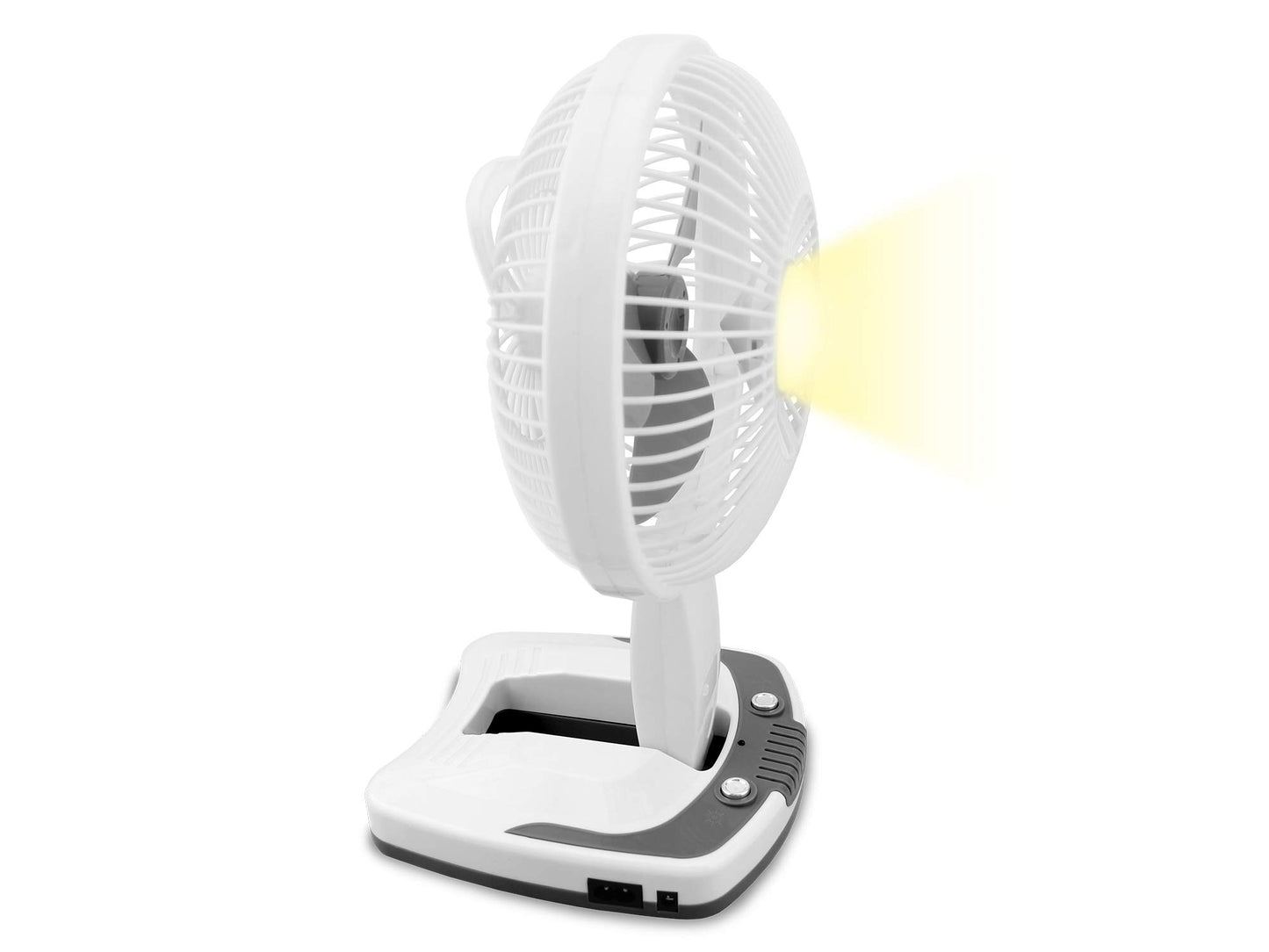 Technical Pro Adventure Series Rechargeable Desk/Wall Fan w/LED Work Lamp