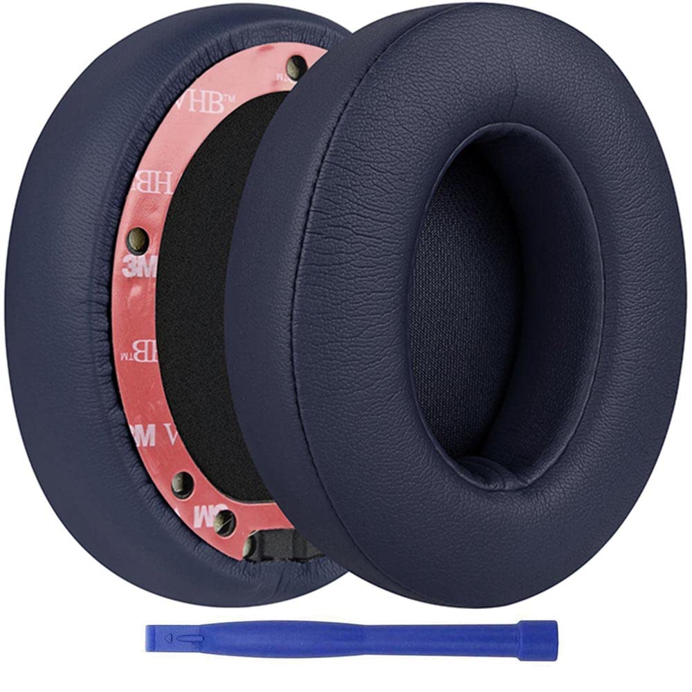 Beats Studio 3 Ear Pads, BUTIAO Replacement Protein Leather Earpads Memory Foam Ear Cushion Cups Repair Parts for Beats Studio 3 Studio 2 Wireless