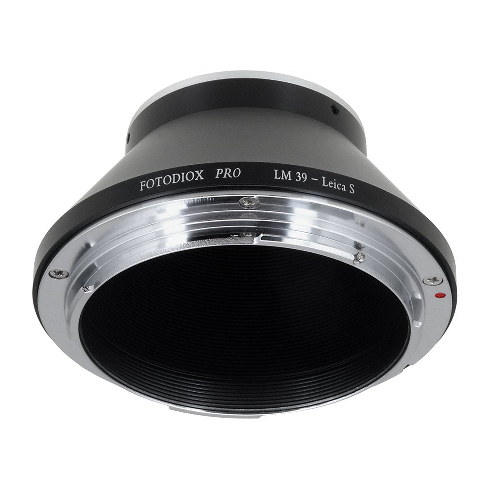 Fotodiox Pro Lens Mount Adapter - Leica Visoflex LM39 (L39) Lens to Leica S (LS) Mount Camera System (such as S2, S(006), S(007), S-E and more)