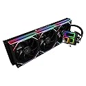 Thermalright Frozen Infinity 360 Black Liquid CPU Cooler,Triple PWM Fans with 2000RPM,Desktop CPU Aio Cooler,for AM4/AM5&Intel
