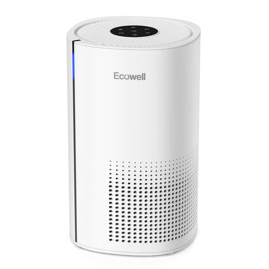 ECOWELL Air Purifier for Home Bedroom, 3-Stage Filtration HEPA Filter With Activated Carbon,Timer, Sleep Mode (22db), Covers up to 1615 ft²/h