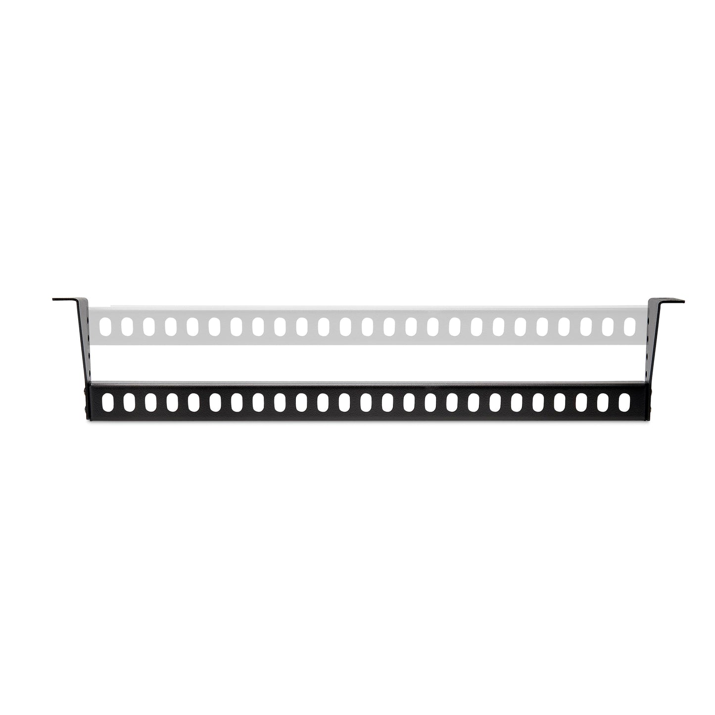 StarTech.com 1U Rack Mountable Cable Lacing Bar w/Adjustable Depth, Cable Support Guide for Organized 19" Racks/Cabinets, Horizontal Cable Guide for