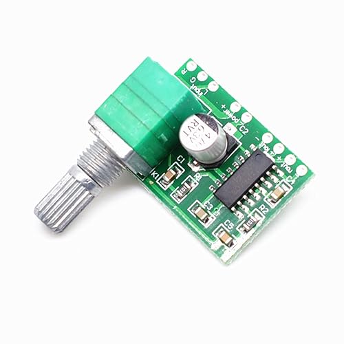 Oiyagai 1pc PAM8403 2x3W Digital Stereo Amplifier Board AMP DC 5V Digital Audio Amplifier Board 3W+3W Digital Power Amp Module Super Mini