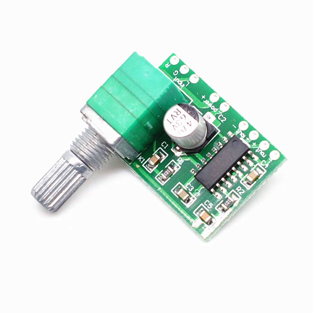 Oiyagai 1pc PAM8403 2x3W Digital Stereo Amplifier Board AMP DC 5V Digital Audio Amplifier Board 3W+3W Digital Power Amp Module Super Mini