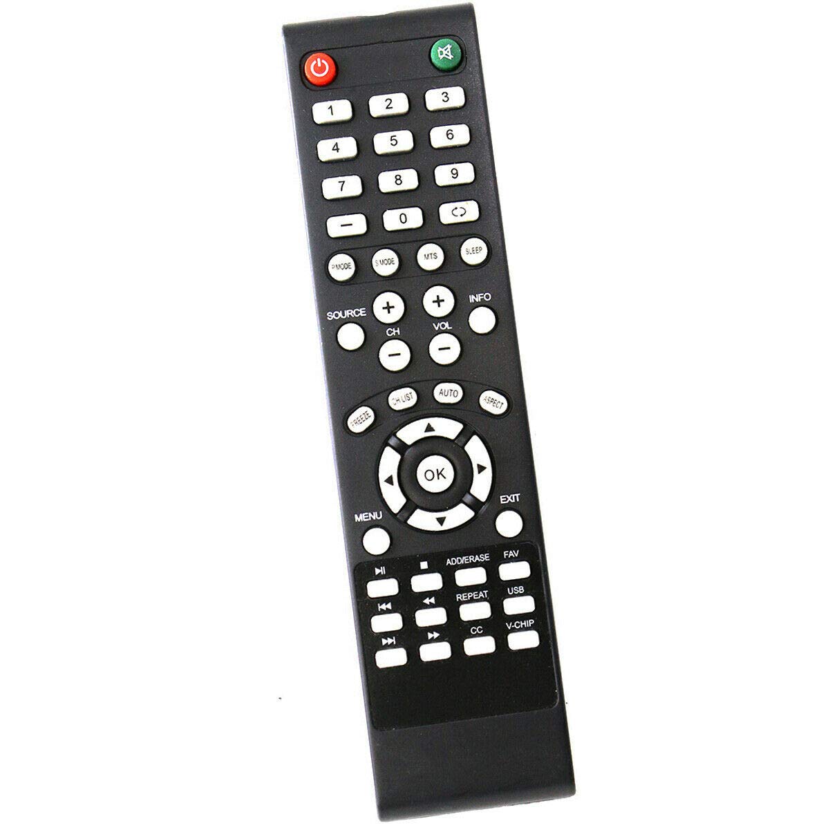 New Remote Control for Element TV ELCFW324 ELEFW5016 ELEFW264 ELEFT281 ELEFW705