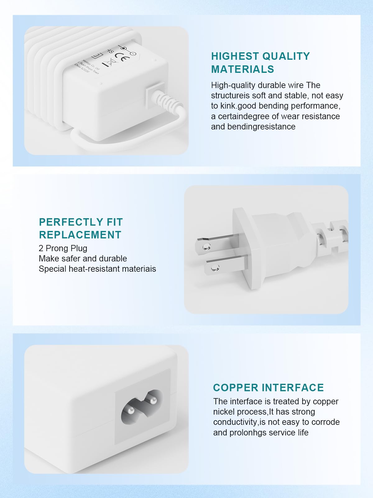 18V 54W Power Adapter Charger Replacement For Cricut Explore Air 2,Cricut Explore Air,Cricut Explore One,Cricut Explore,Cricut Expression,Cricut…