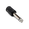 Hosa GPM-179 3.5 mm TRS to 1/4 Inch TS Adaptor