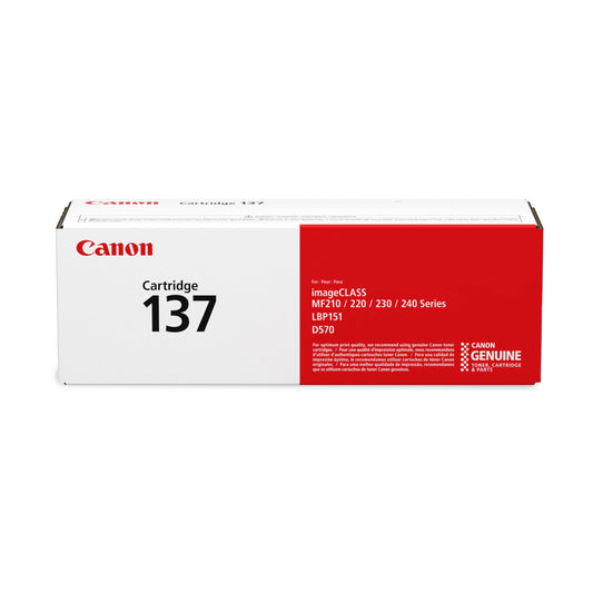 Canon Genuine 137 Black Toner Cartridge Compatible with LBP151dw, MF210 Series, MF220 Series, MF230 Series, MF240 Series, D570