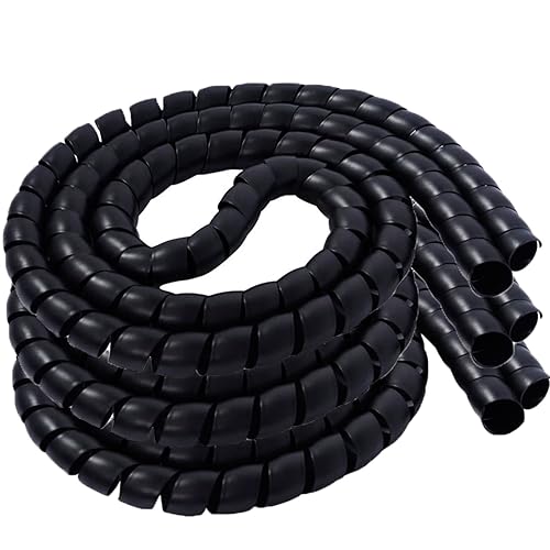 Dog and Cat Cord Protector, 32.8ft Spiral Cable Management Sleeve Organizer, Protects Your Pets and Critters from Chewing Insulated Electric Wire